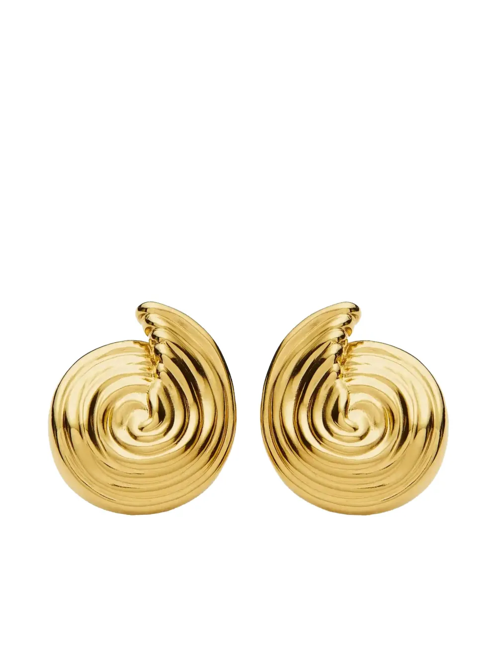 Missoma Small Spiral-motif Stud Earrings In Gold