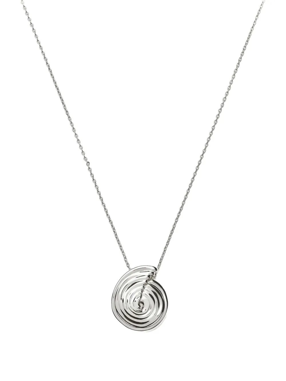 Missoma Halsketting met spiraalvormige hanger - Zilver