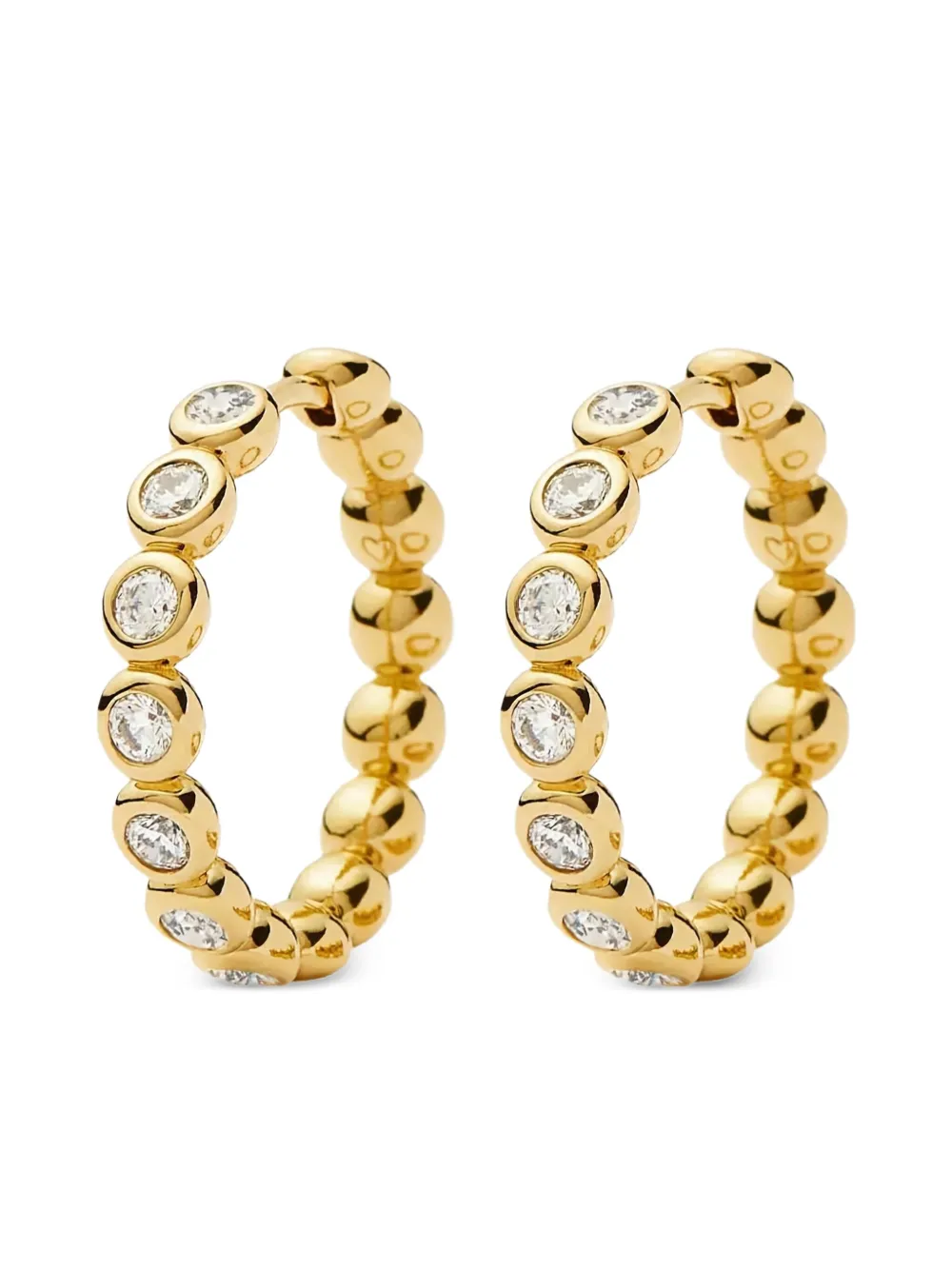 Missoma beaded hoop earrings - Oro