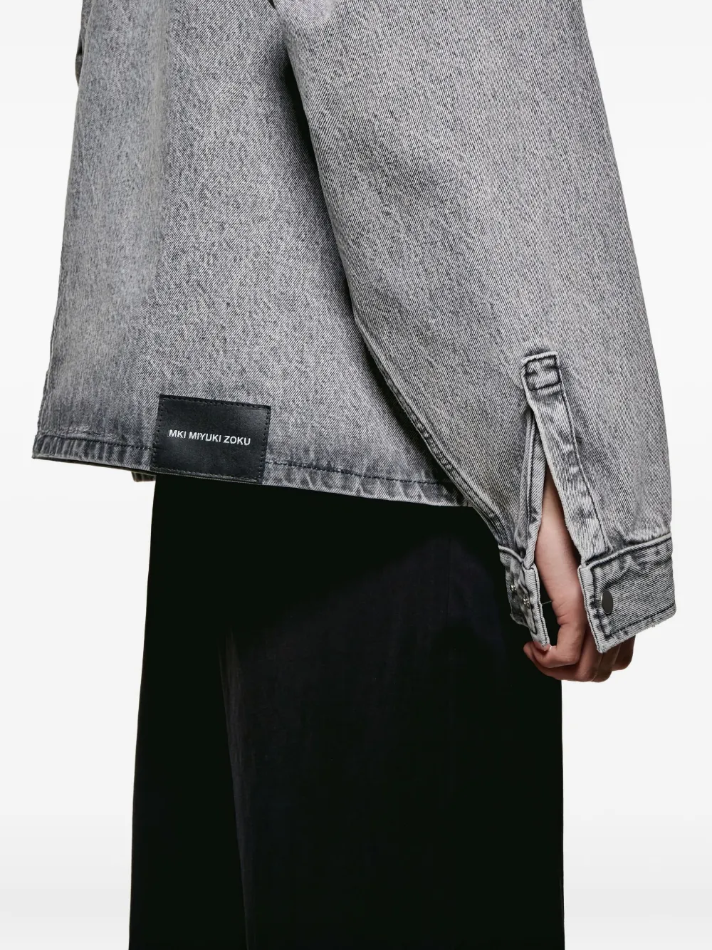 Mki Miyuki Zoku Pocket Denim Overshirt In Multi