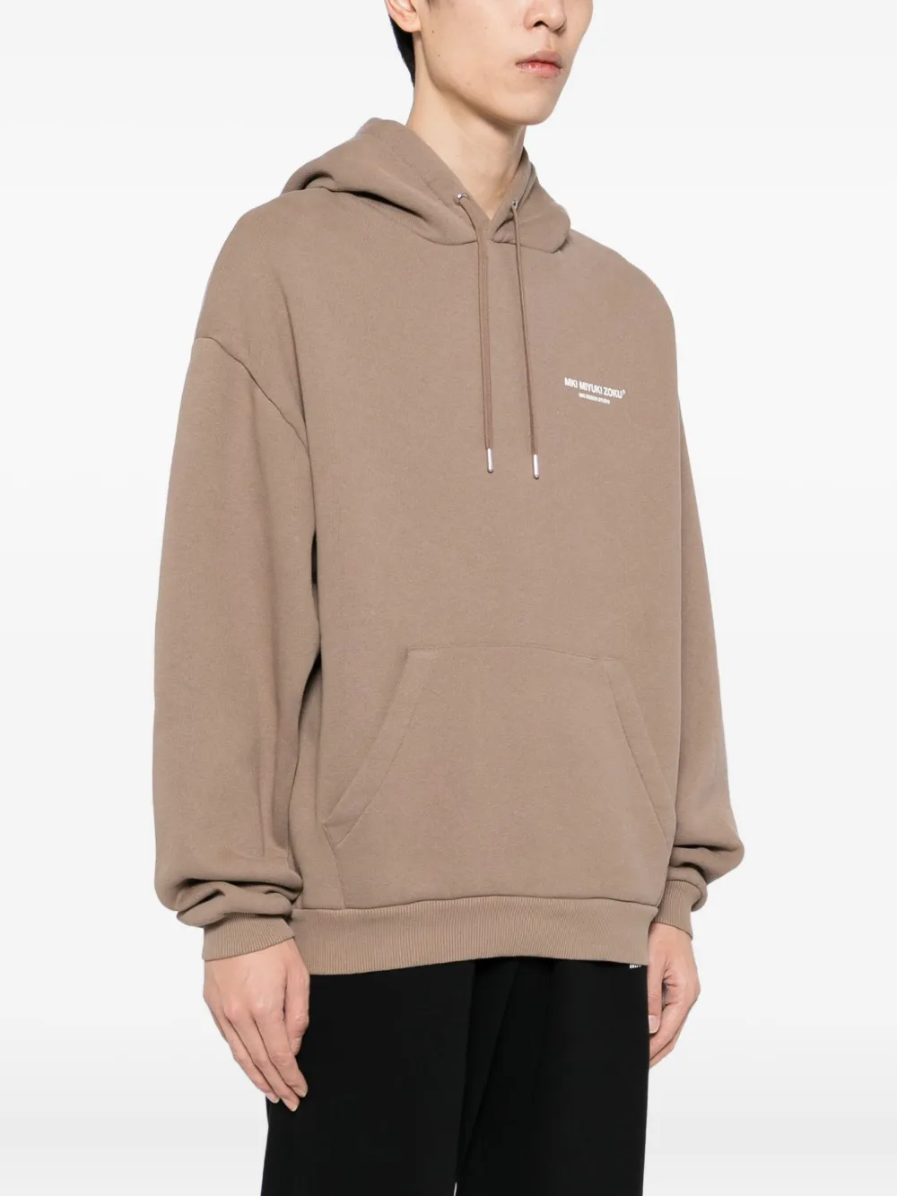 Mki Miyuki Zoku Design Studio Hoodie In Brown