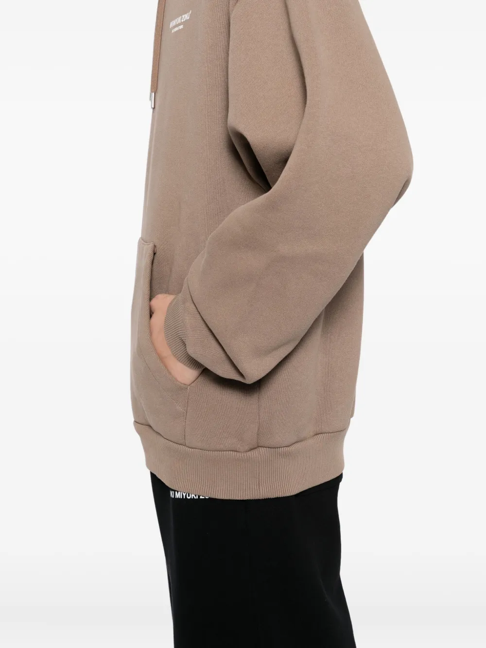 Mki Miyuki Zoku Design Studio Hoodie In Brown