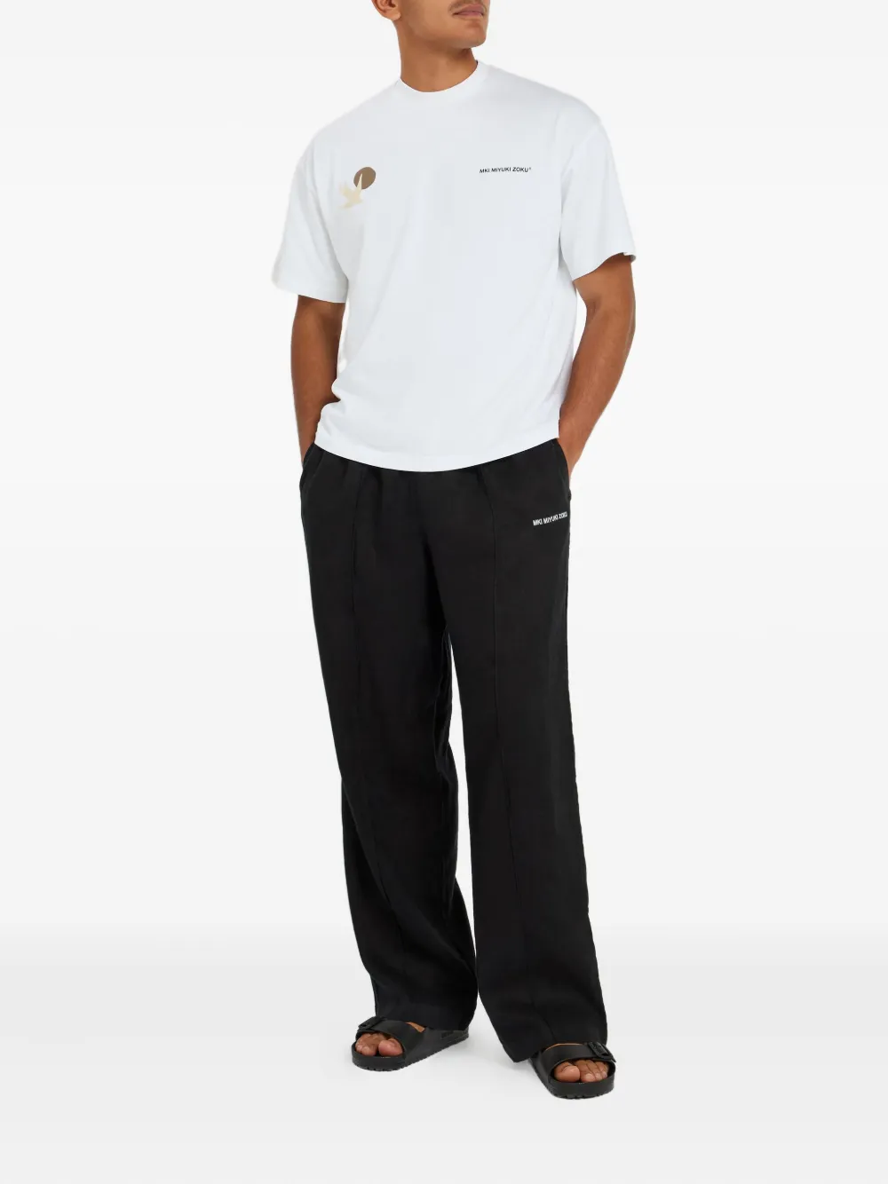 MKI Miyuki Zoku Elastische broek - Zwart