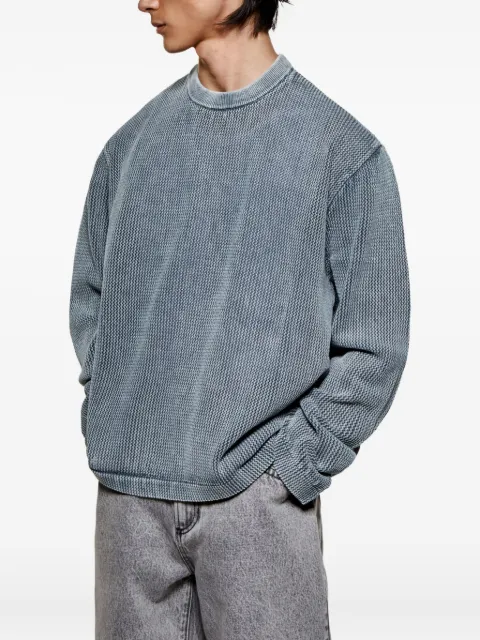 MKI Miyuki Zoku pigment loose long-sleeve sweater