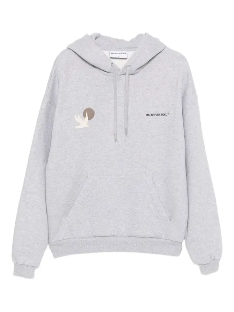 MKI Miyuki Zoku swallow-print hoodie
