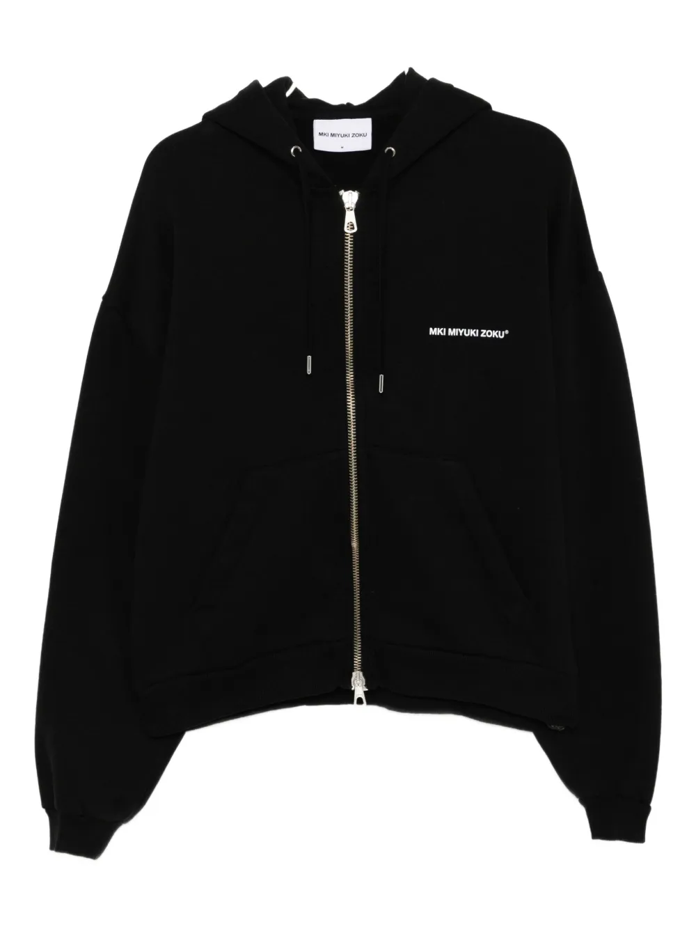Mki Miyuki Zoku Uniform Zipped Hoodie In Black