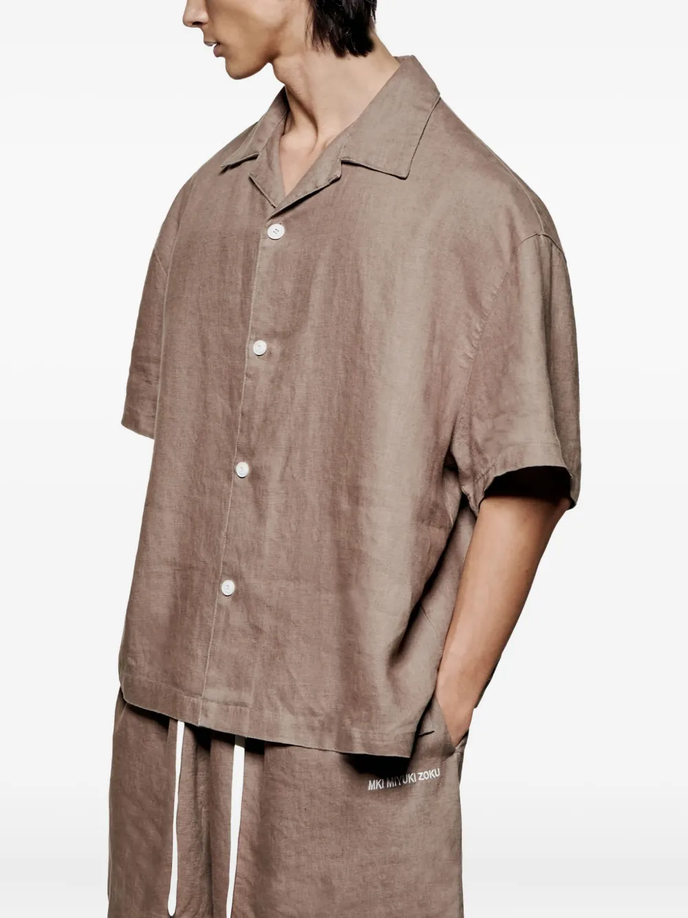 MKI Miyuki Zoku buttoned shirt | Neutrals | Image 1