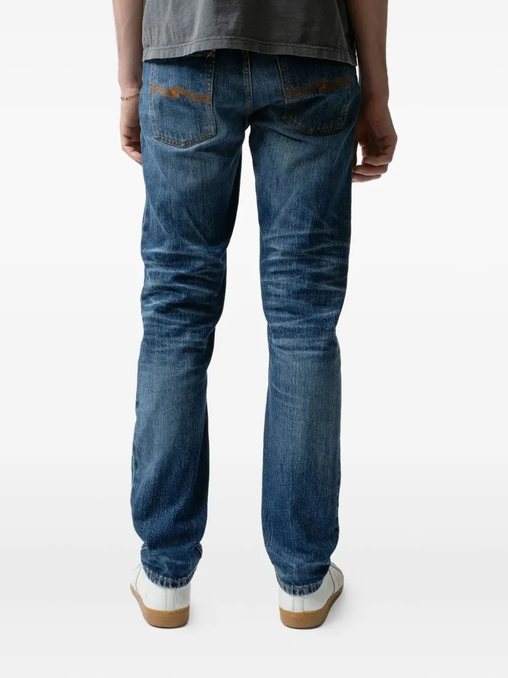 Nudie Jeans Solid Ollie Jeans In Blue