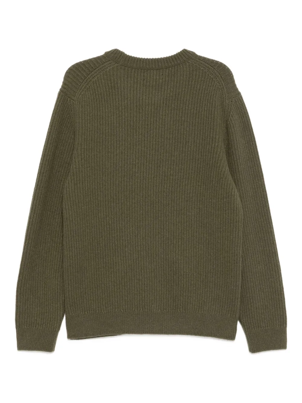 Nudie Jeans Ribgebreide trui - Groen
