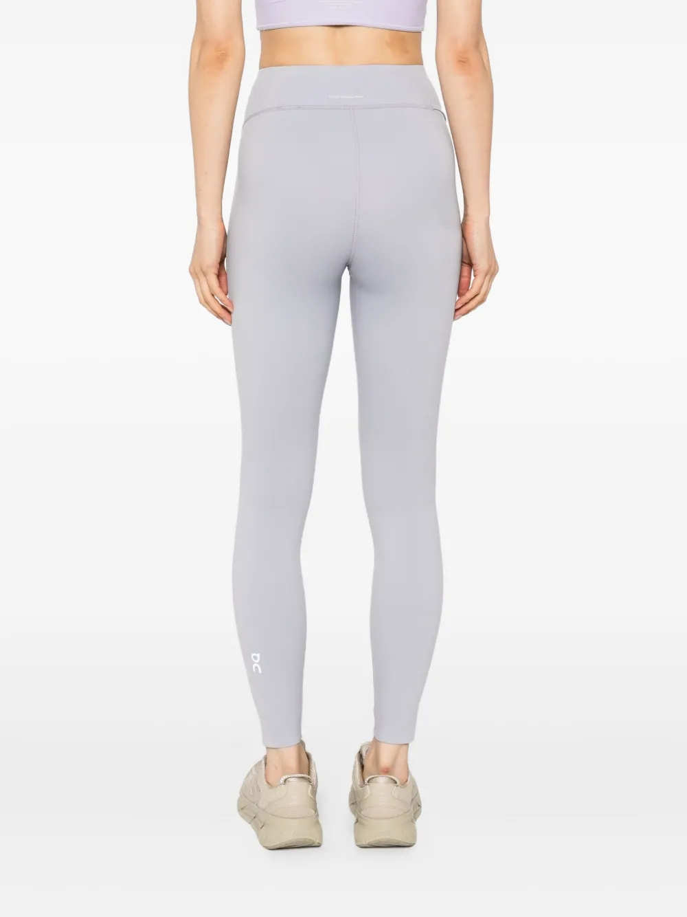 On Running 7/8 Train Tights In Purple