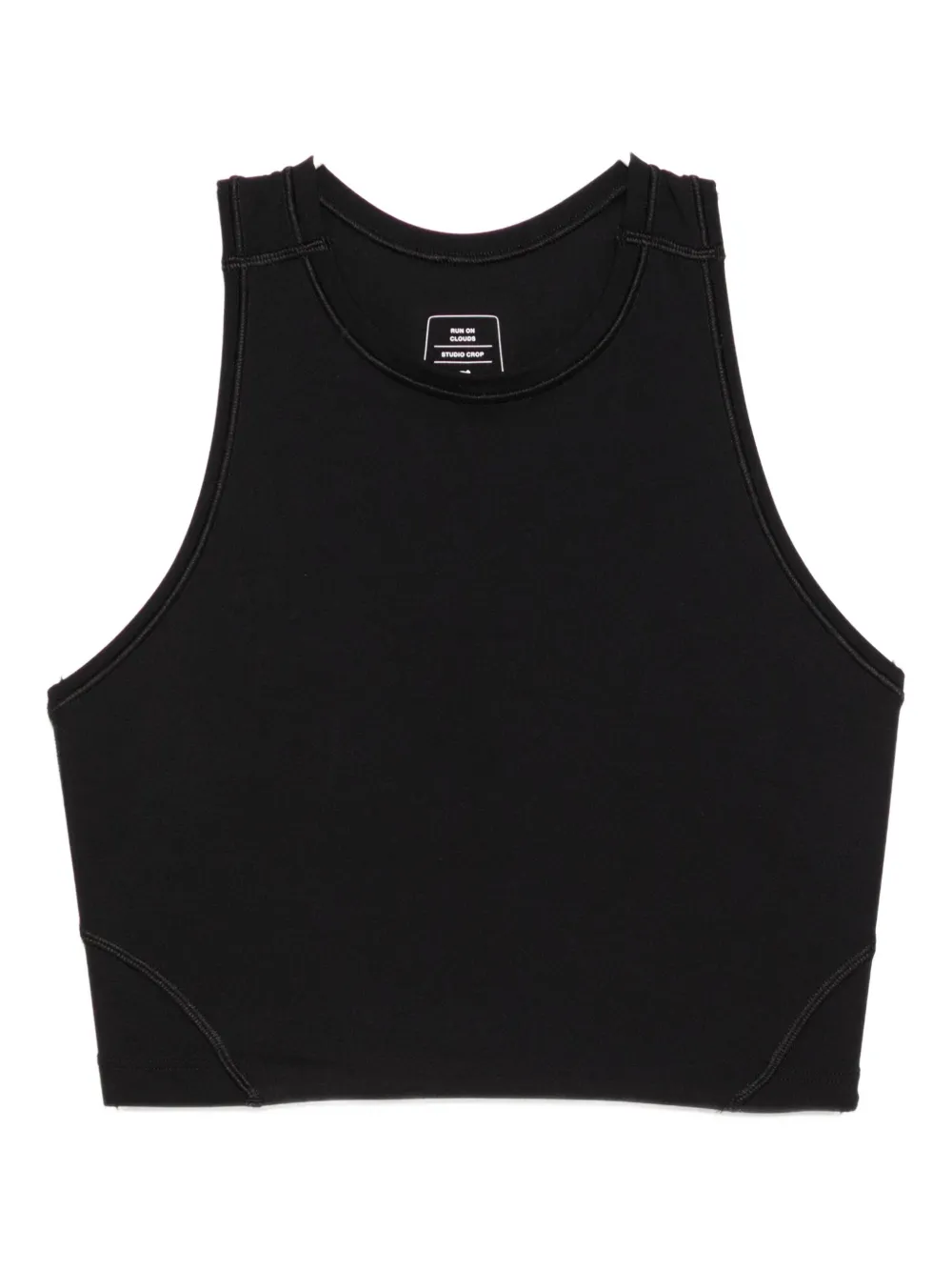 On Running Studio Cropped Top In Black