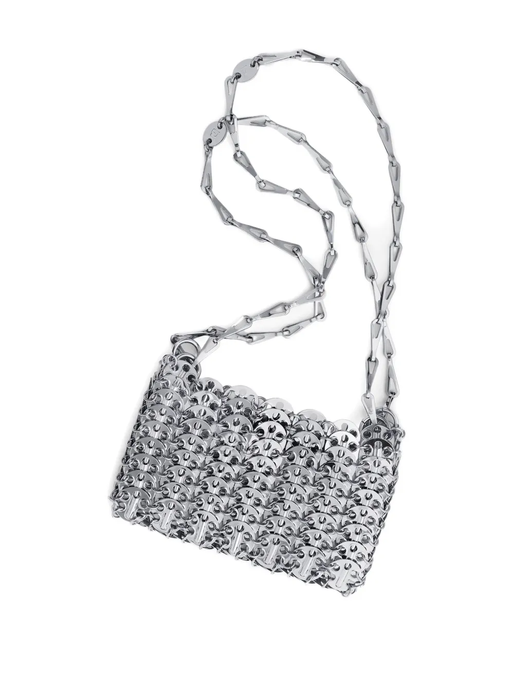 Rabanne 1969 Nano Shoulder Bag In Gray