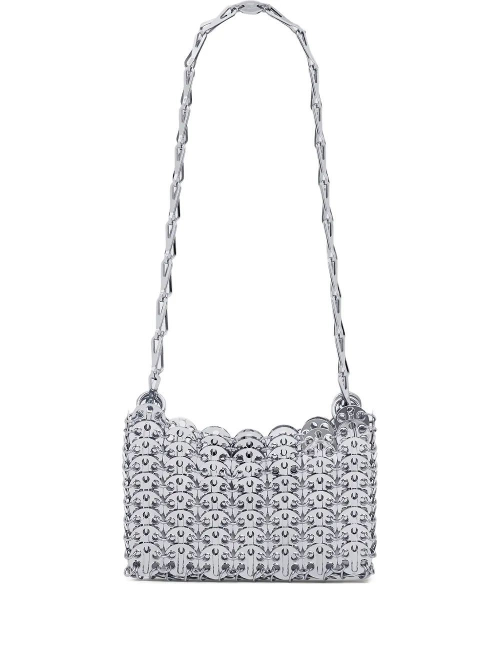 Rabanne 1969 Nano Shoulder Bag In Gray