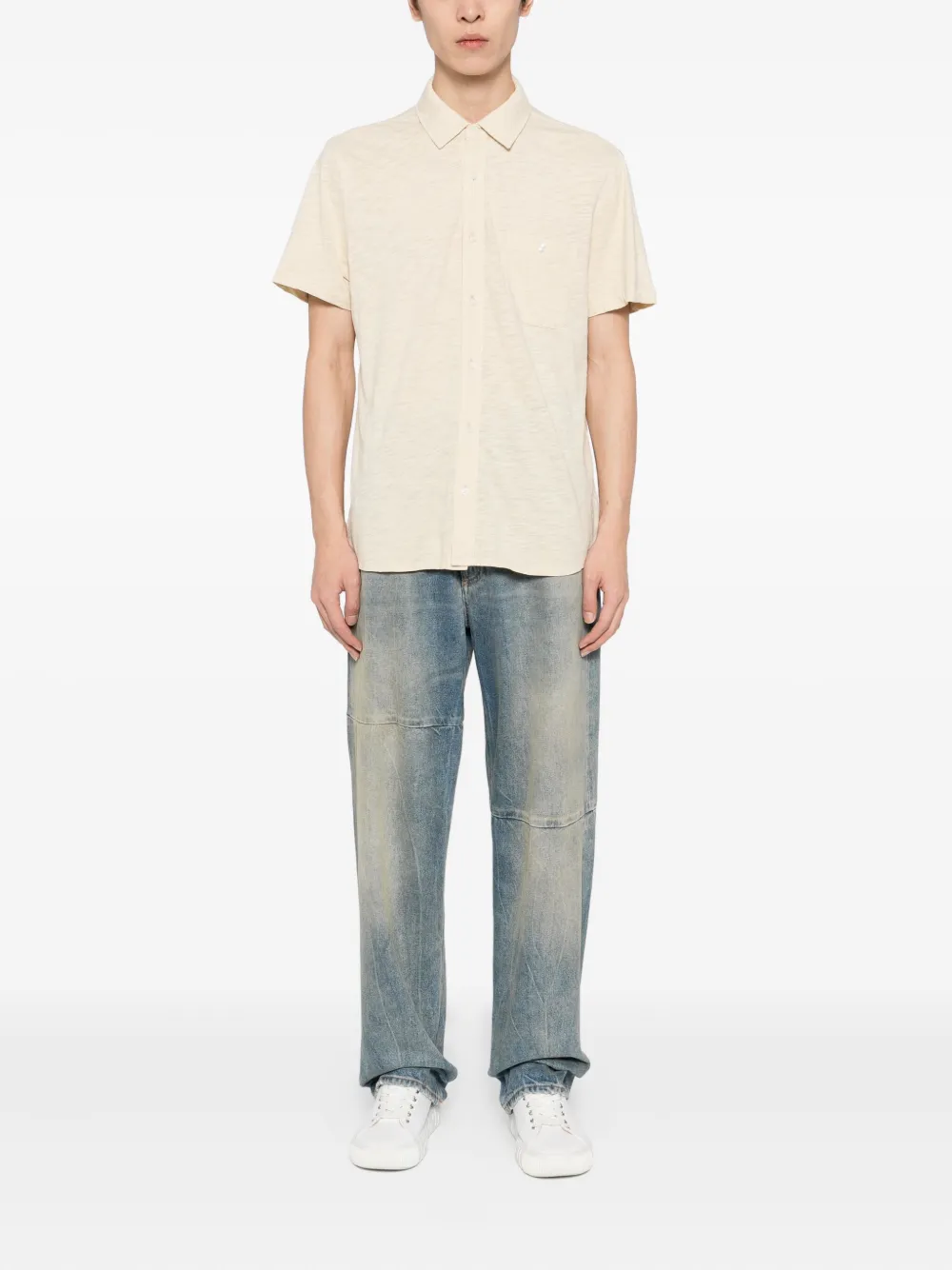 PAIGE Carillo overhemd - Beige