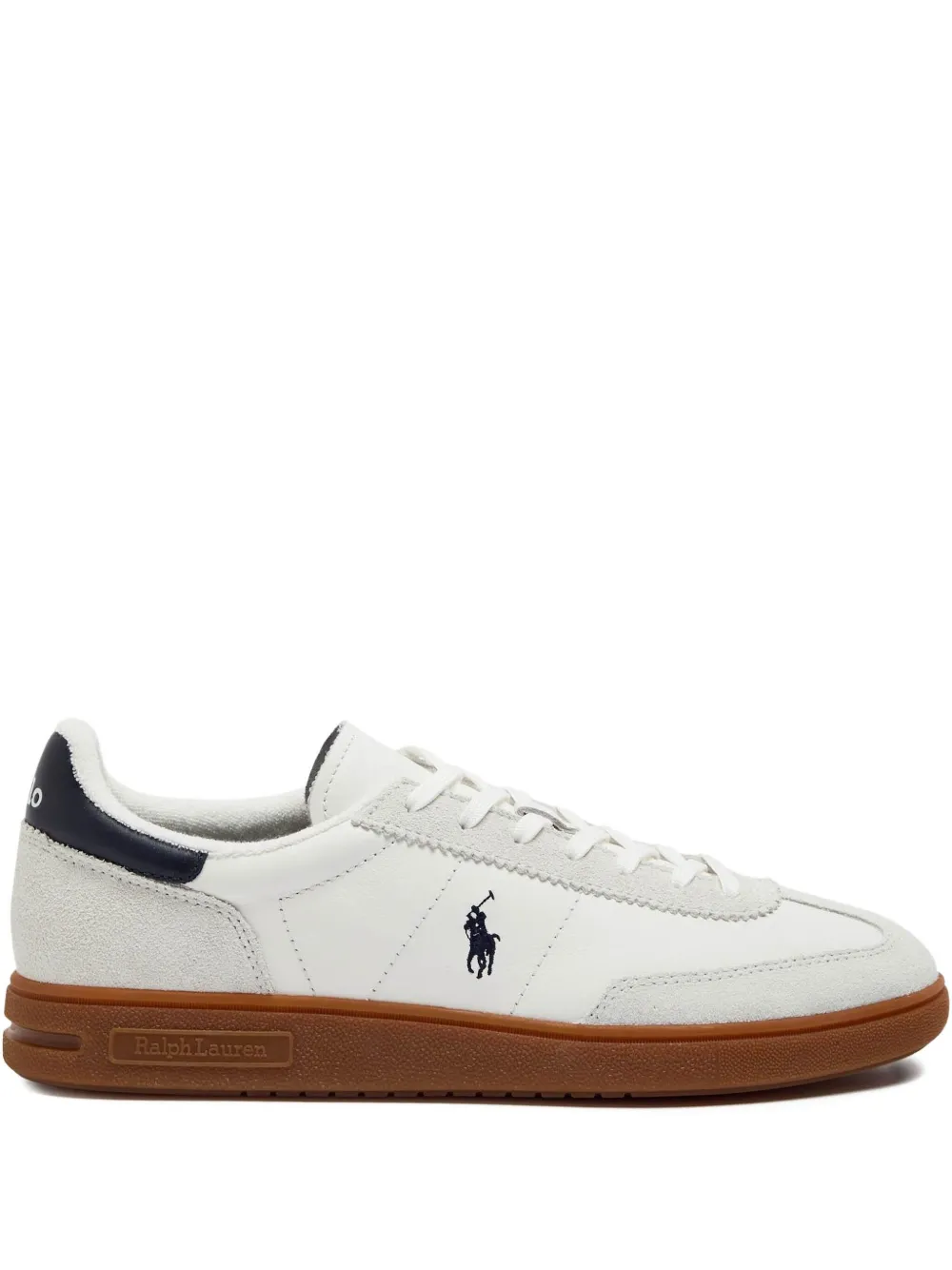 Polo Ralph Lauren logo-embroidered low-top sneakers White