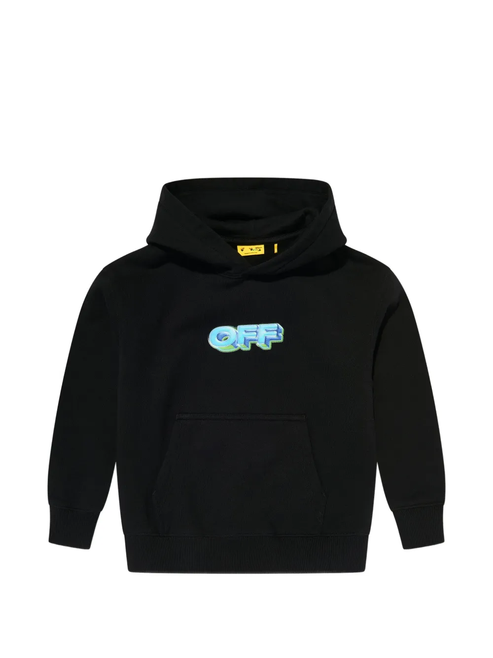 Off-White Kids logo-print graphic hoodie - Nero