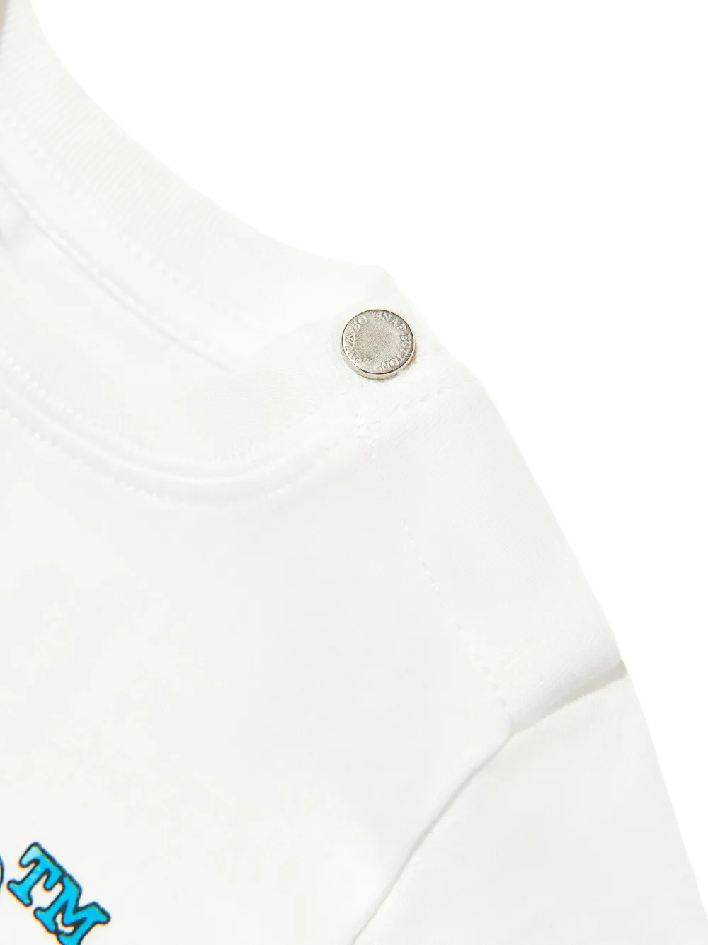 Off-White Kids T-shirt met logoprint Wit