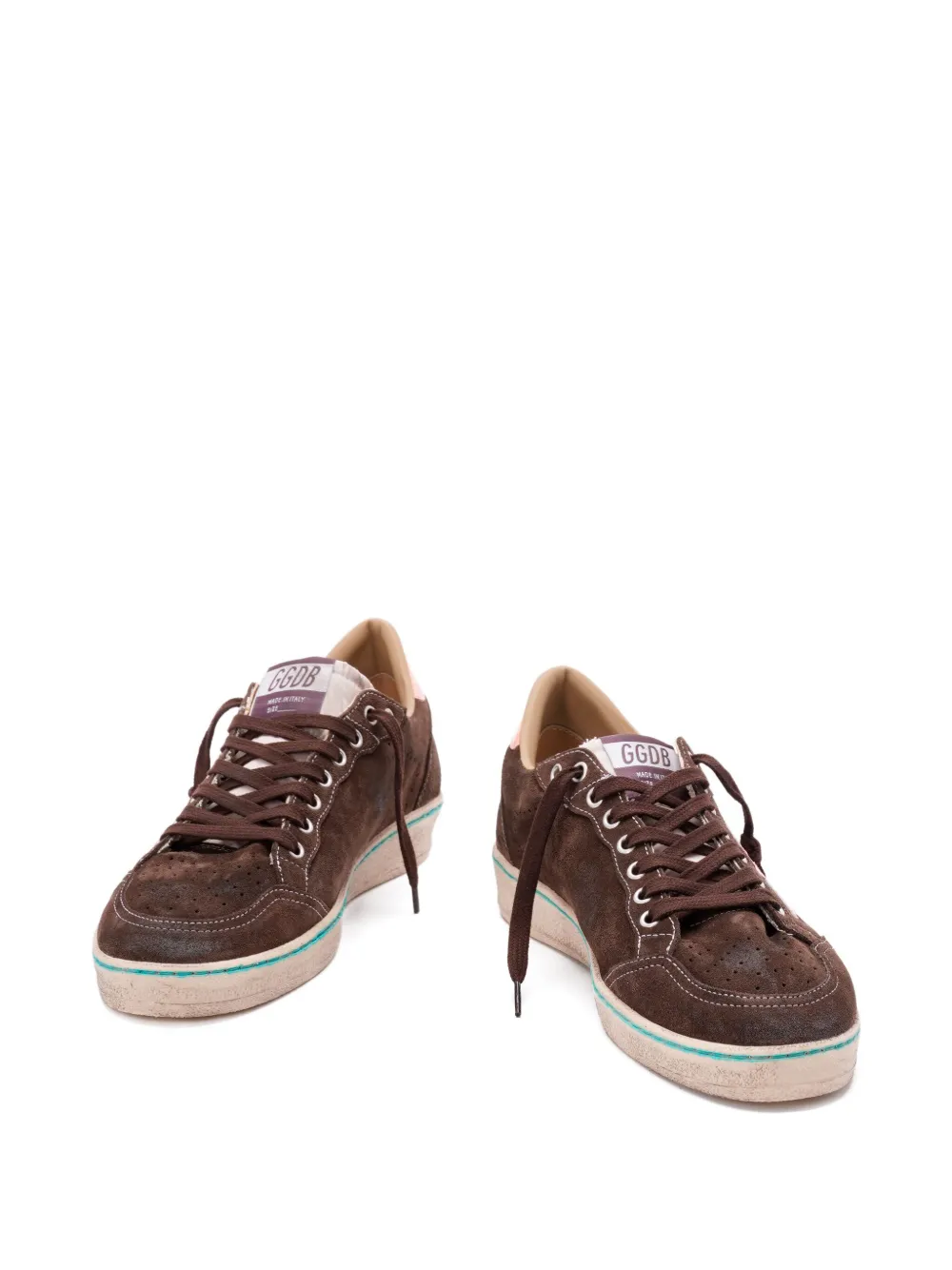 Golden Goose Star-applique Suede Sneakers In Multi