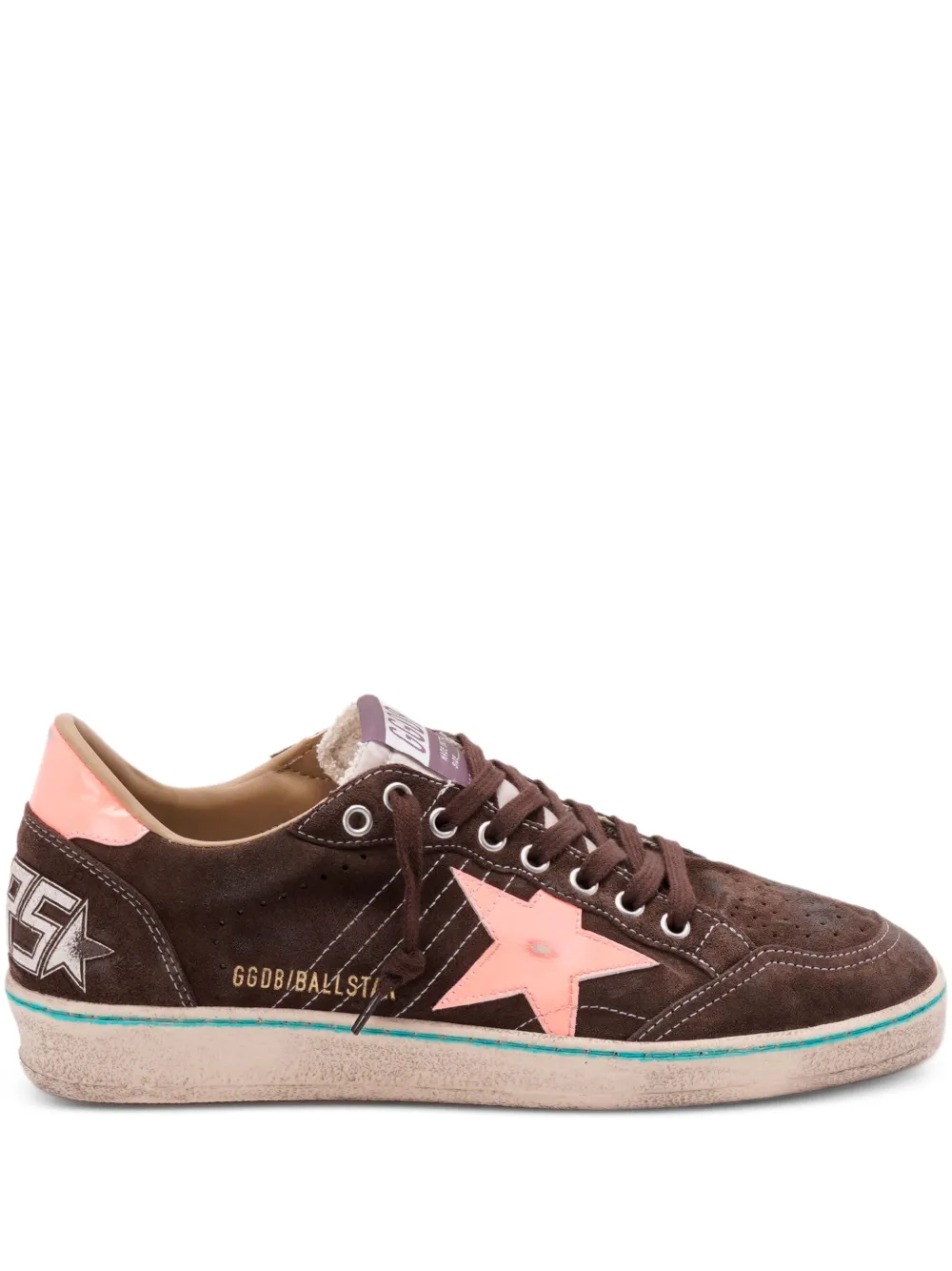 Golden Goose Star-applique Suede Sneakers In Multi