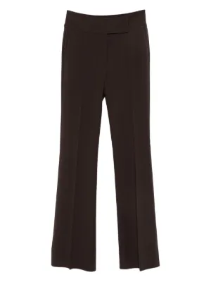 Miu Miu side-stripe Trousers | Brown | FARFETCH RO
