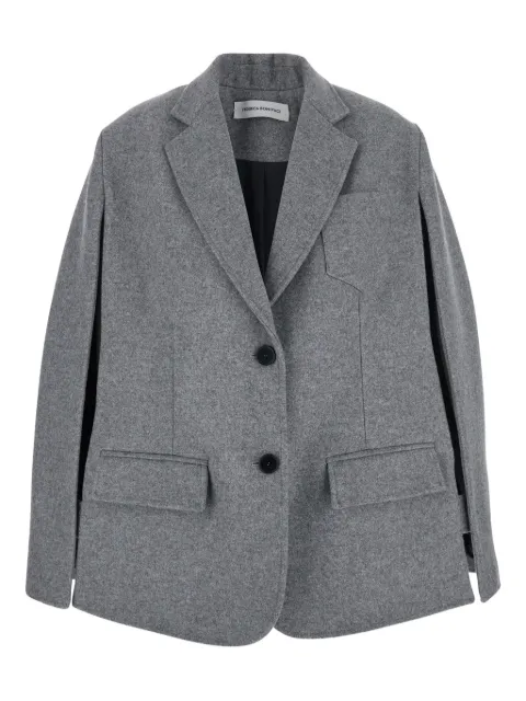 Federica Bombaci split-sleeve wool jacket