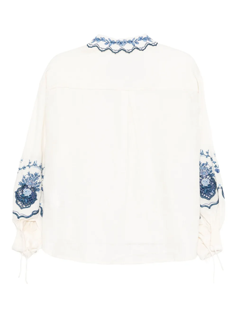 Agua By Agua Bendita Abadía Wild blouse Beige