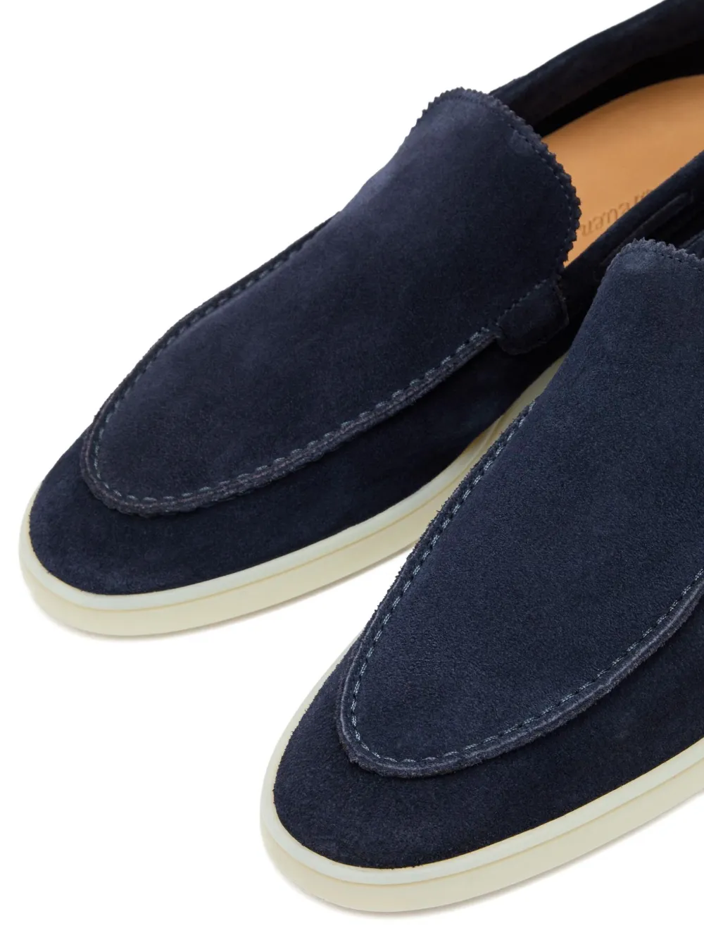 Aurélien suede flat loafers - Blauw