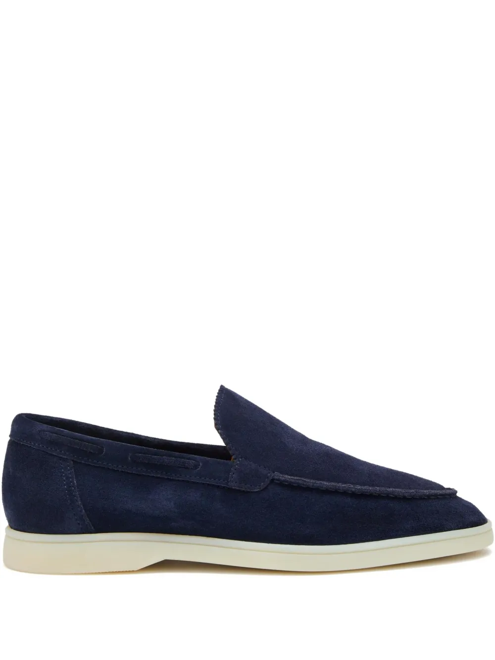 Aurélien suede flat loafers Blue