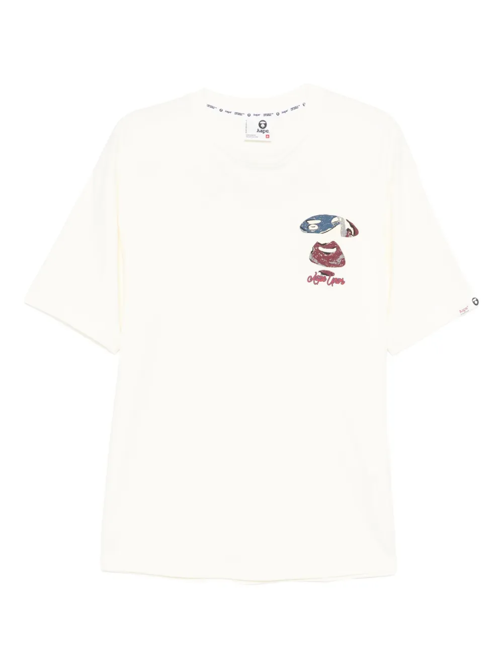 AAPE BY *A BATHING APE® Universe T-shirt | Neutrals | Image 1