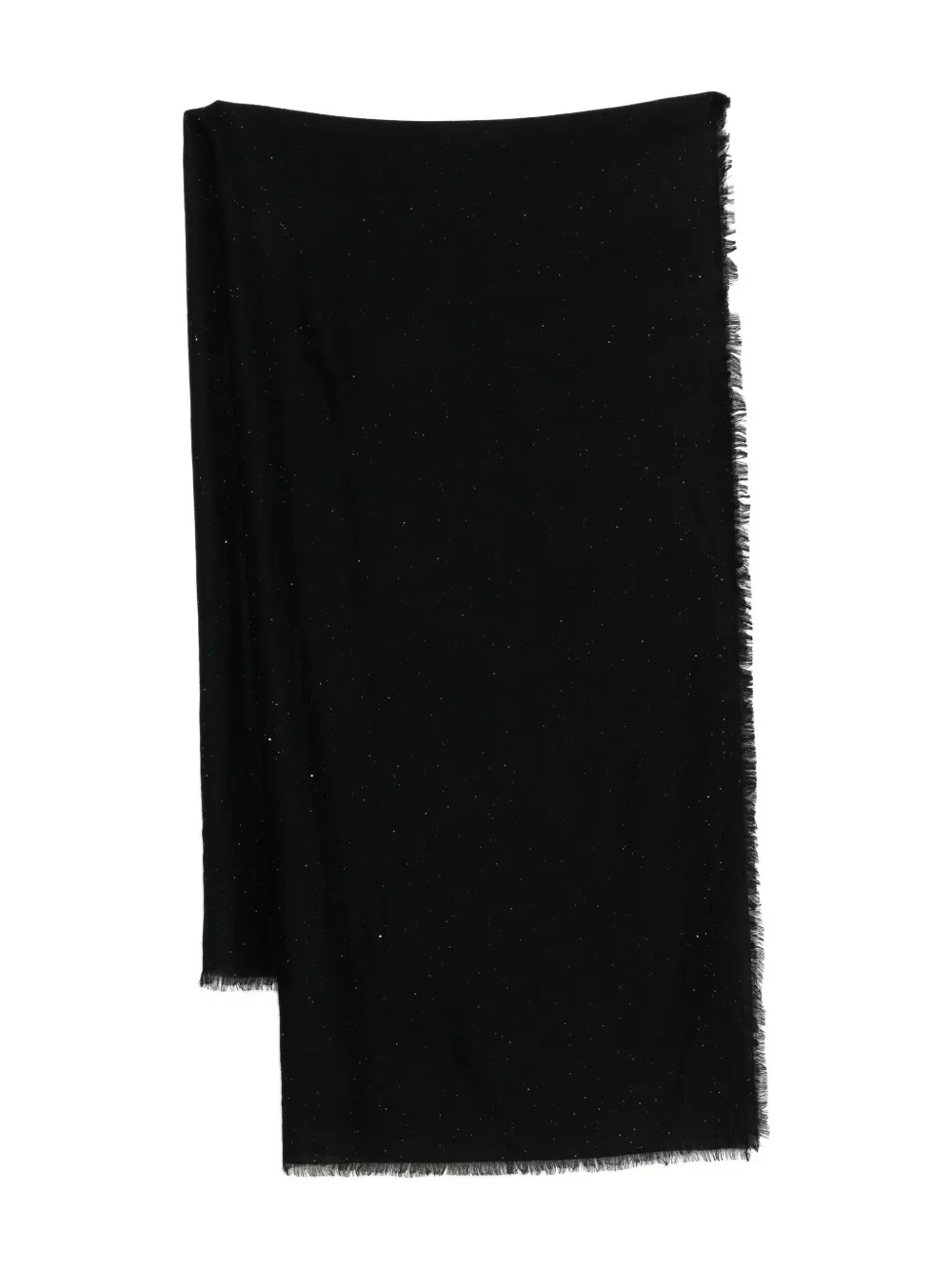 AMA PURE カシミア スカーフ - ブラック AMA PURE カシミア スカーフ - ブラック