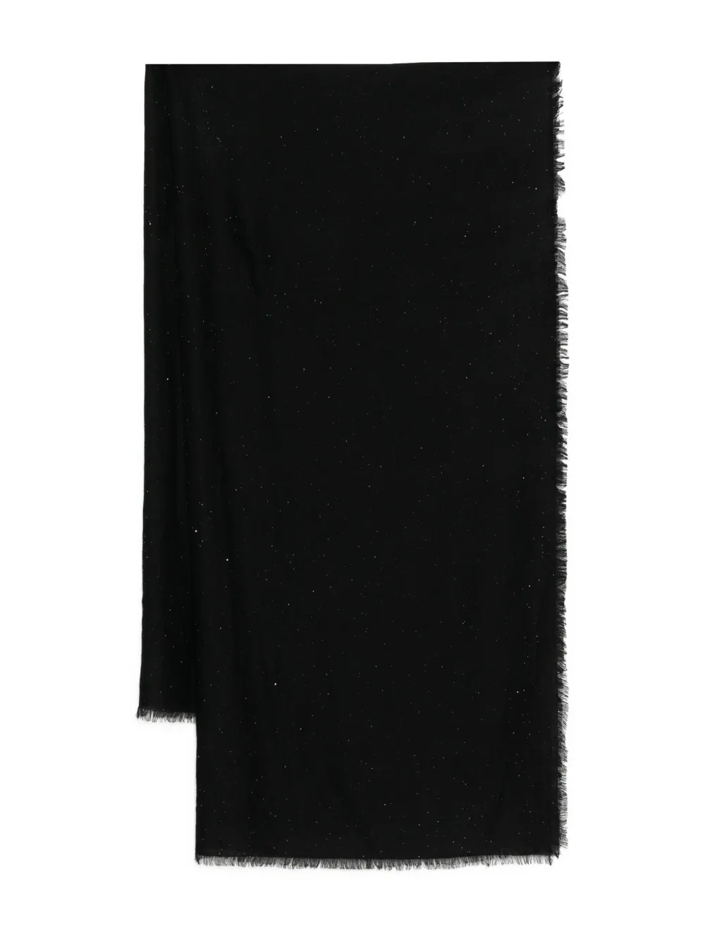AMA PURE カシミア スカーフ - ブラック AMA PURE カシミア スカーフ - ブラック