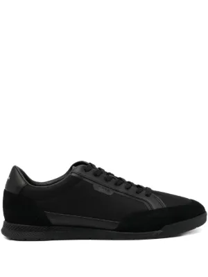 Bally Raise logo-embossed Leather Sneakers | Black | FARFETCH