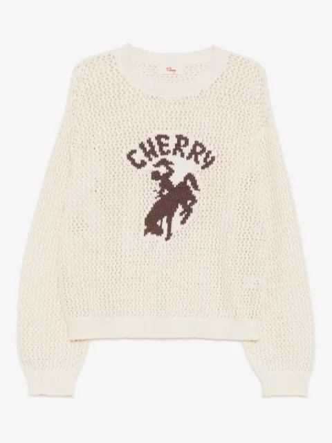 Cherry LA pull à logo brodé