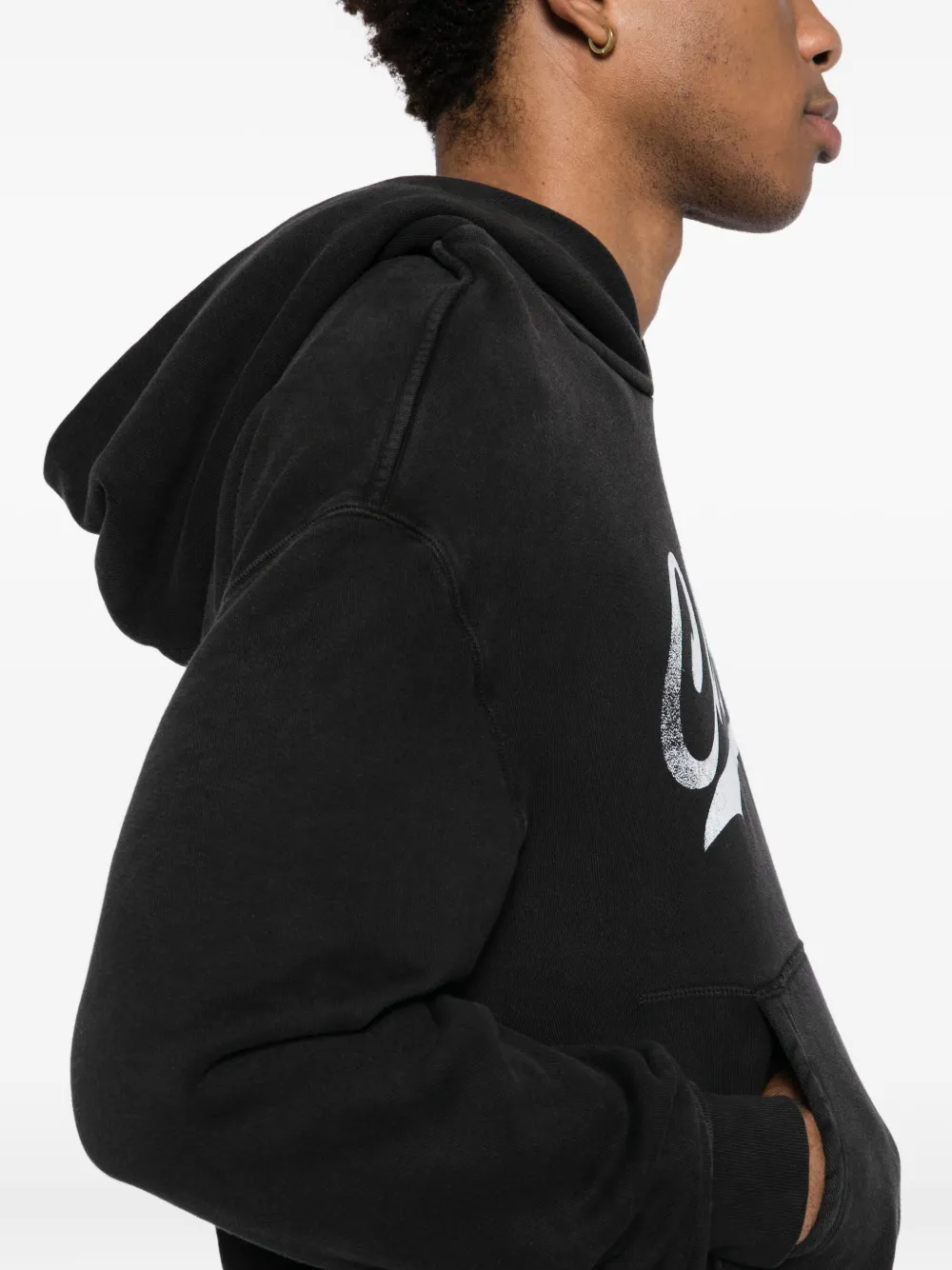 Cherry La Athletic Hoodie In Black
