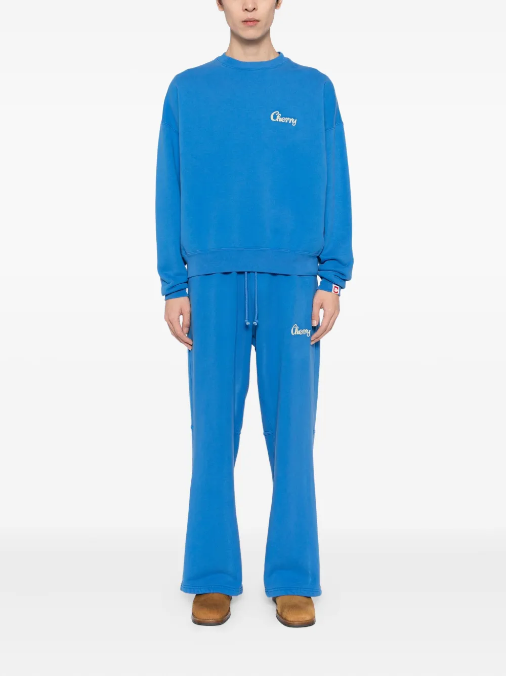 Cherry LA Joggingbroek met logoprint - Blauw