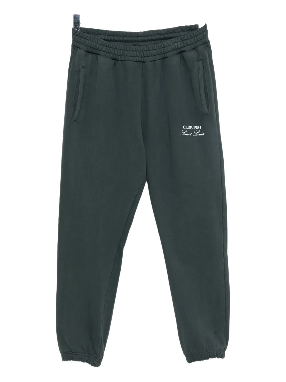 Club 1984 Essential Logo-embroidered Cotton Sweatpants In Animal Print