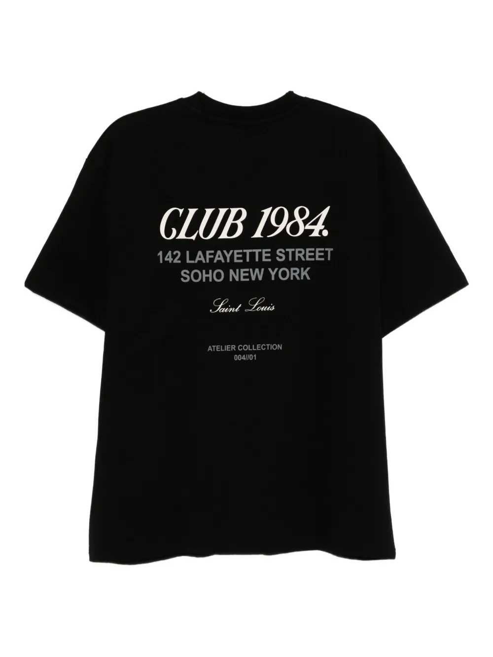 CLUB 1984 Soho T-shirt - Zwart