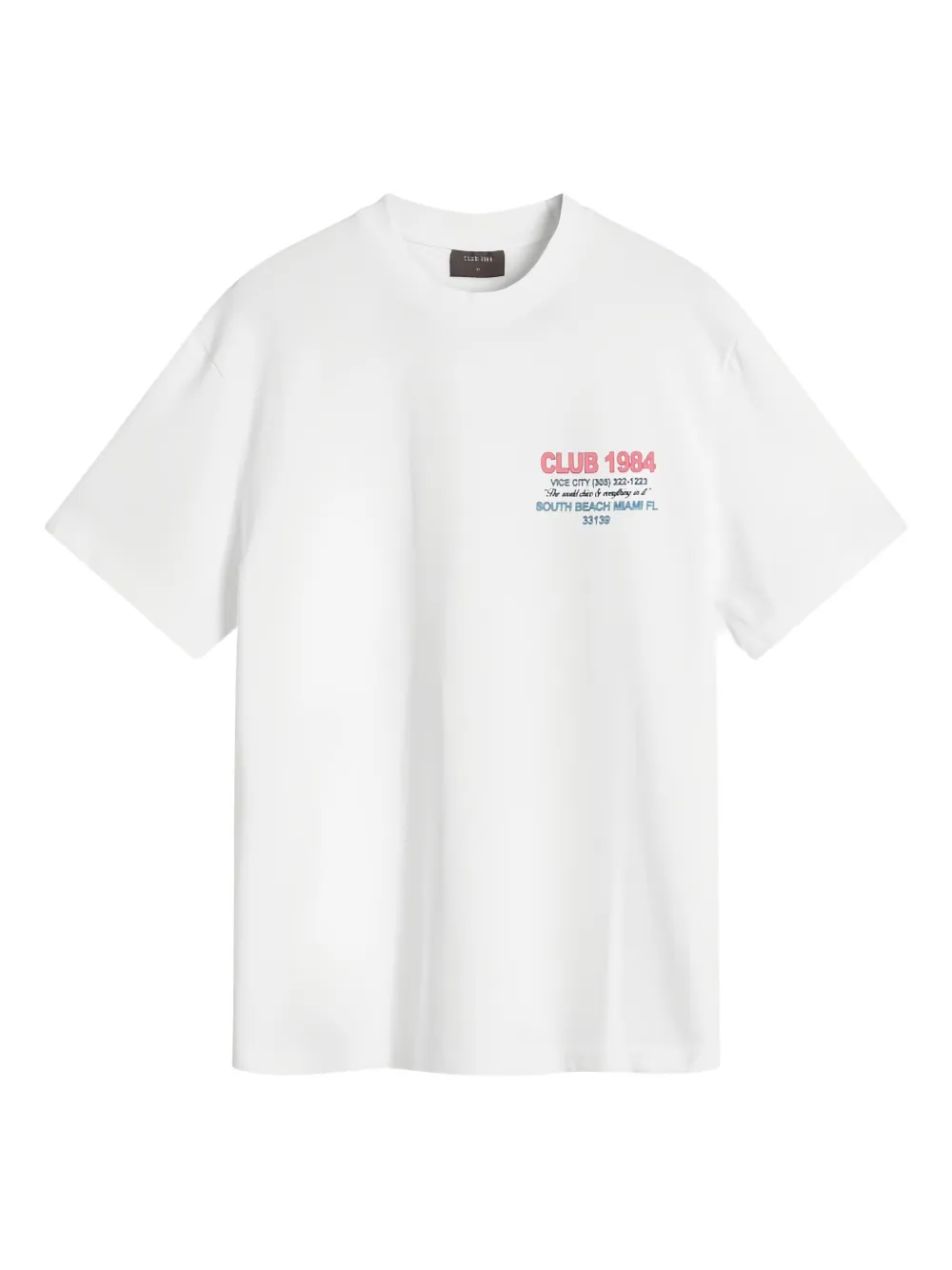 CLUB 1984 playera Live Fast | blanco | Image 1