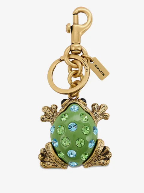 Coach resin frog keyring