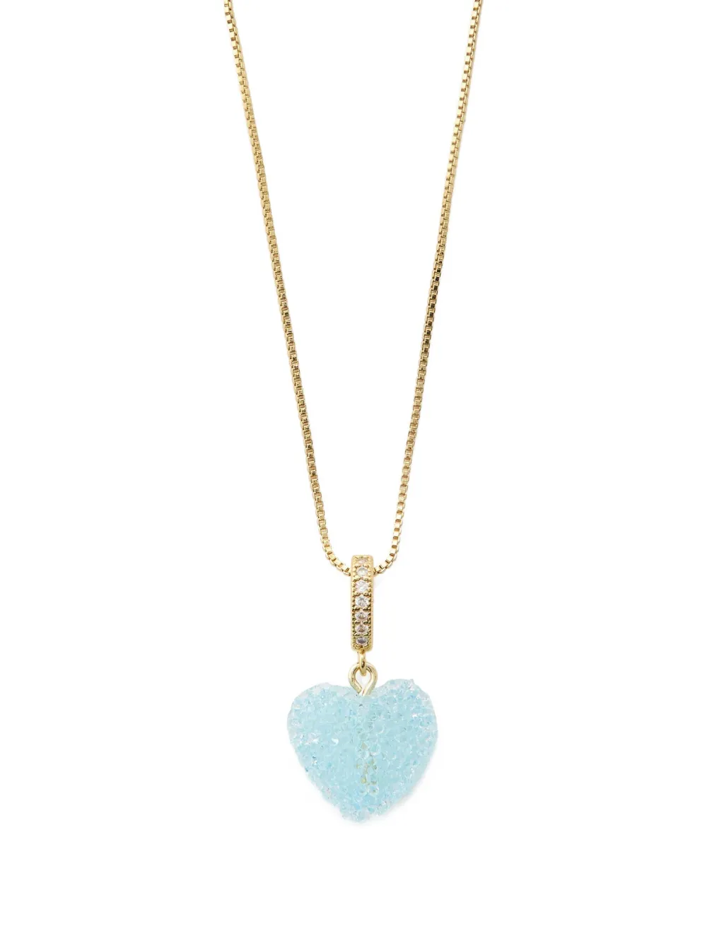 Crystal Haze Jelly halsketting met kristallen - Goud