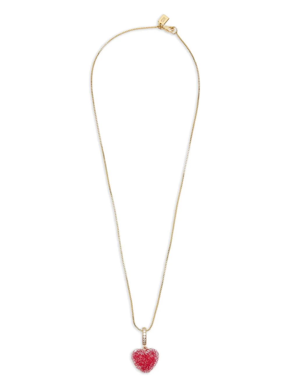 Crystal Haze Jelly heart necklace | Gold | Image 1