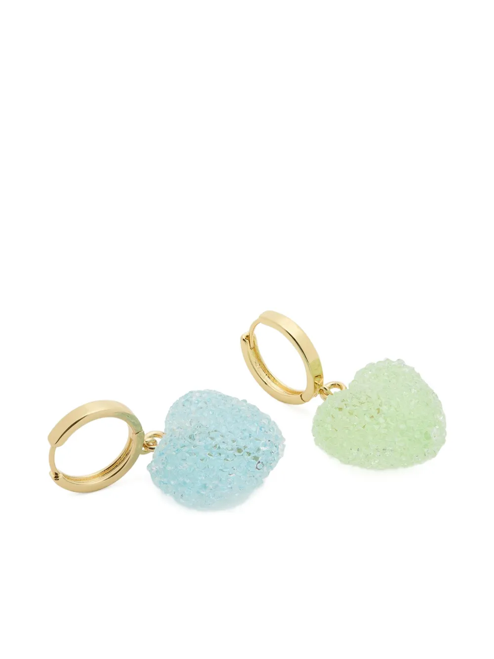 Crystal Haze Jelly heart earrings | Image 2