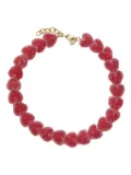 Crystal Haze Jelly heart-shaped necklace - Gold