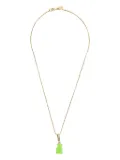 Crystal Haze bear chain necklace - Gold