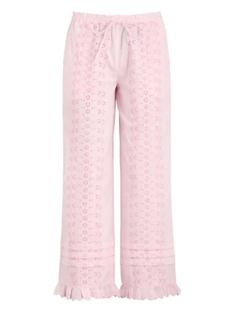 DAMSON MADDER pantalon Lucinda à broderies