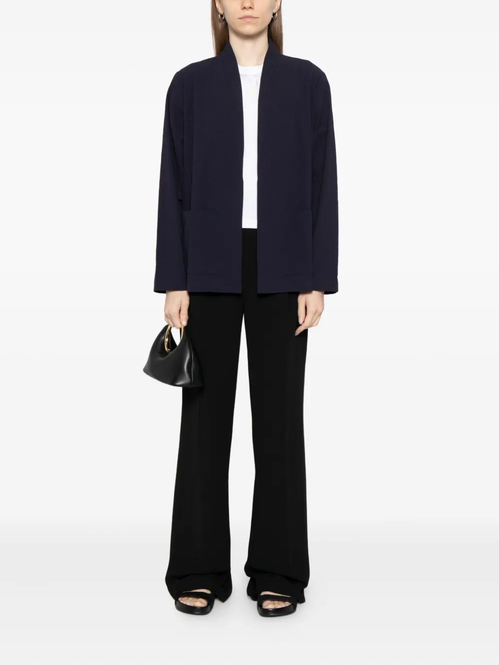 Eileen Fisher puckered high-collar jacket | Blazers | Image 2