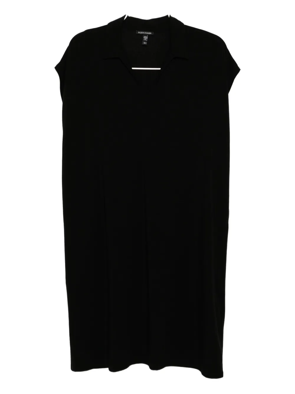 Eileen Fisher Classic Collar Dress In Black