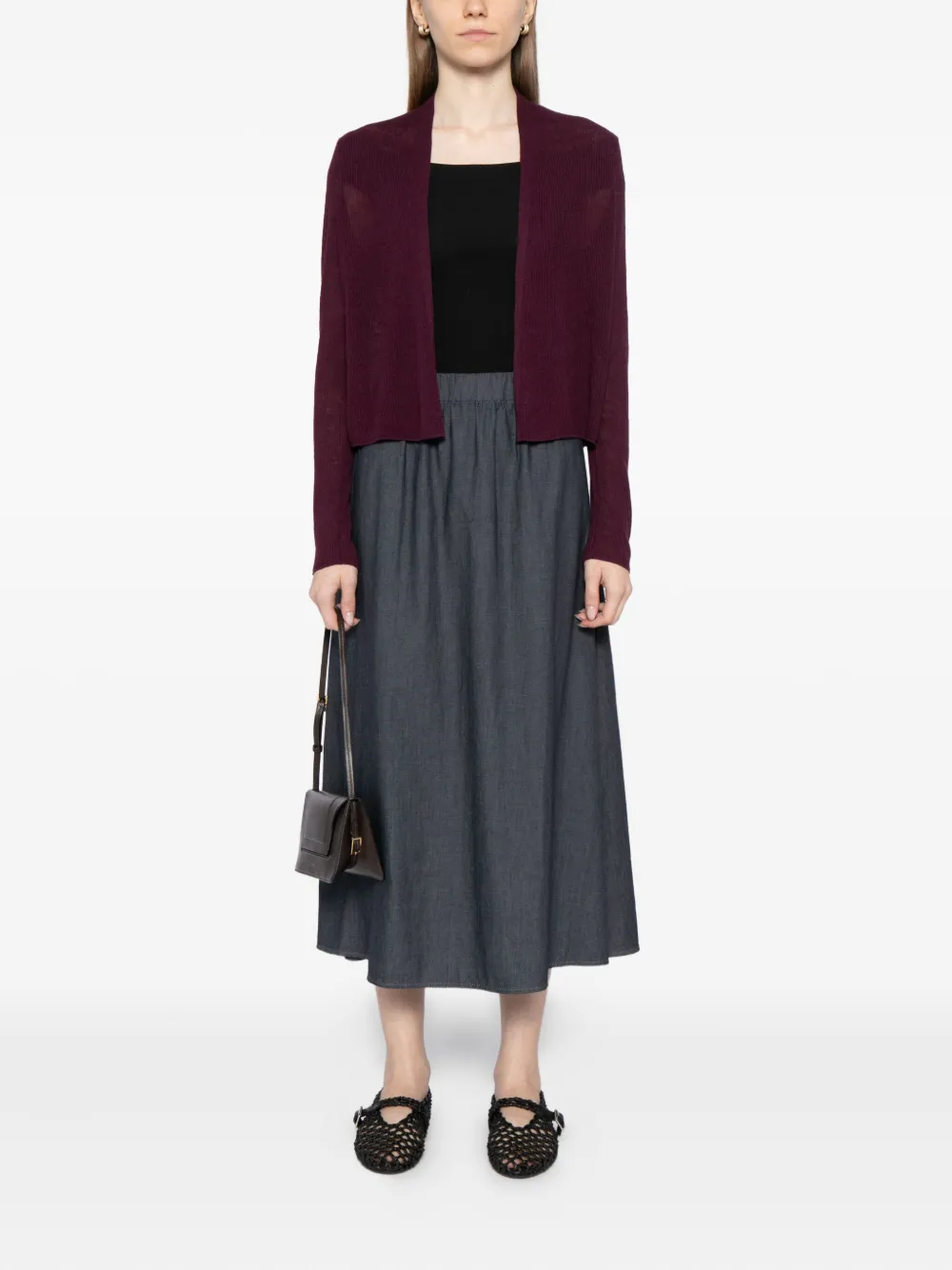 Eileen Fisher cotton midi skirt | A-Line Skirts | Image 2