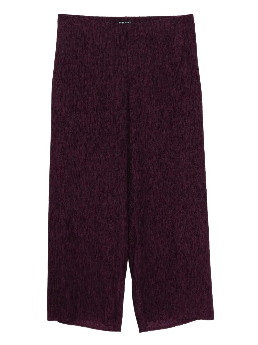 Eileen Fisher woven plissé pants | Purple | Image 1