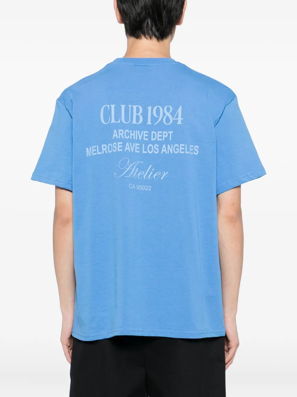 CLUB 1984 LA Dept T-shirt Blauw